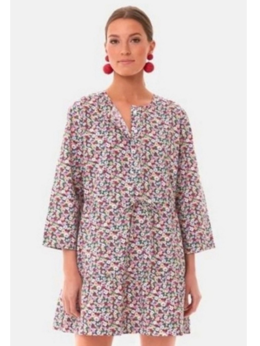 Tuckernuck Lucy Floral Shirt Dress Medium